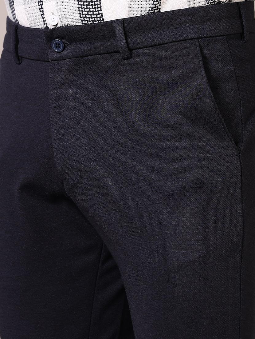 men solid mid rise casual chinos - 21686718 - Standard Image - 5