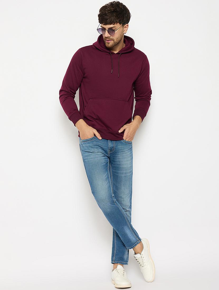 men long sleeves plain sweatshirt - 21686768 - Standard Image - 3