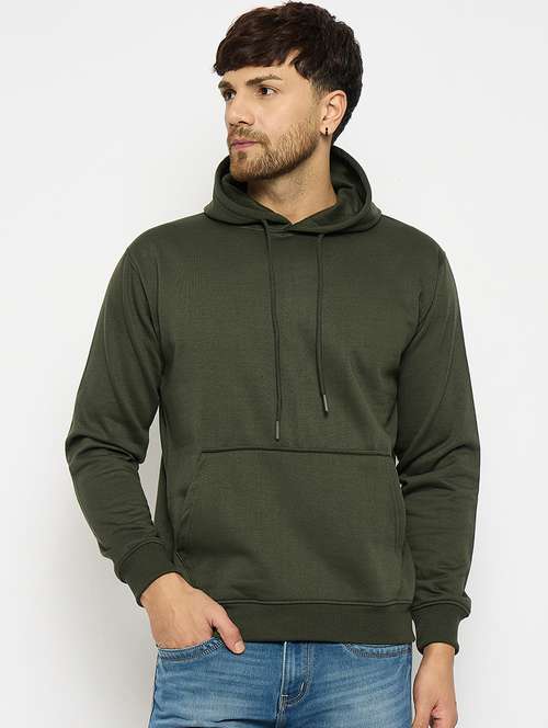 men long sleeves plain sweatshirt - 21686769 - Standard Image - 0