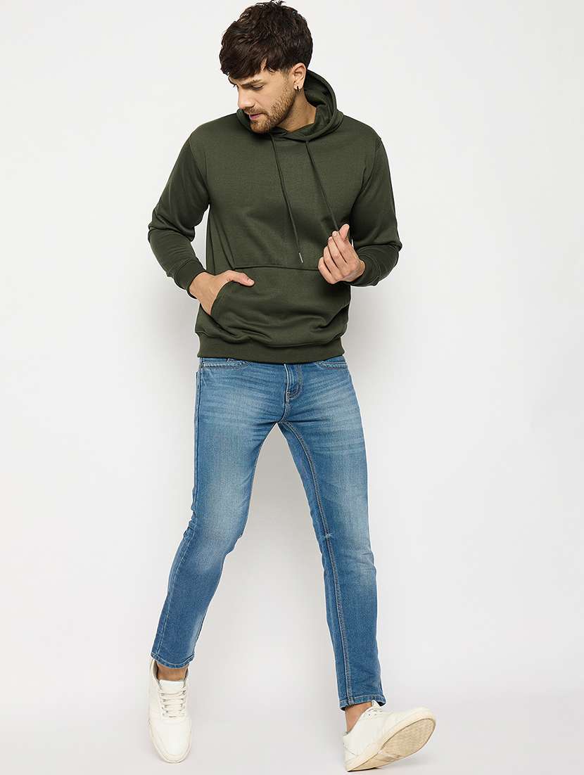 men long sleeves plain sweatshirt - 21686769 - Standard Image - 3