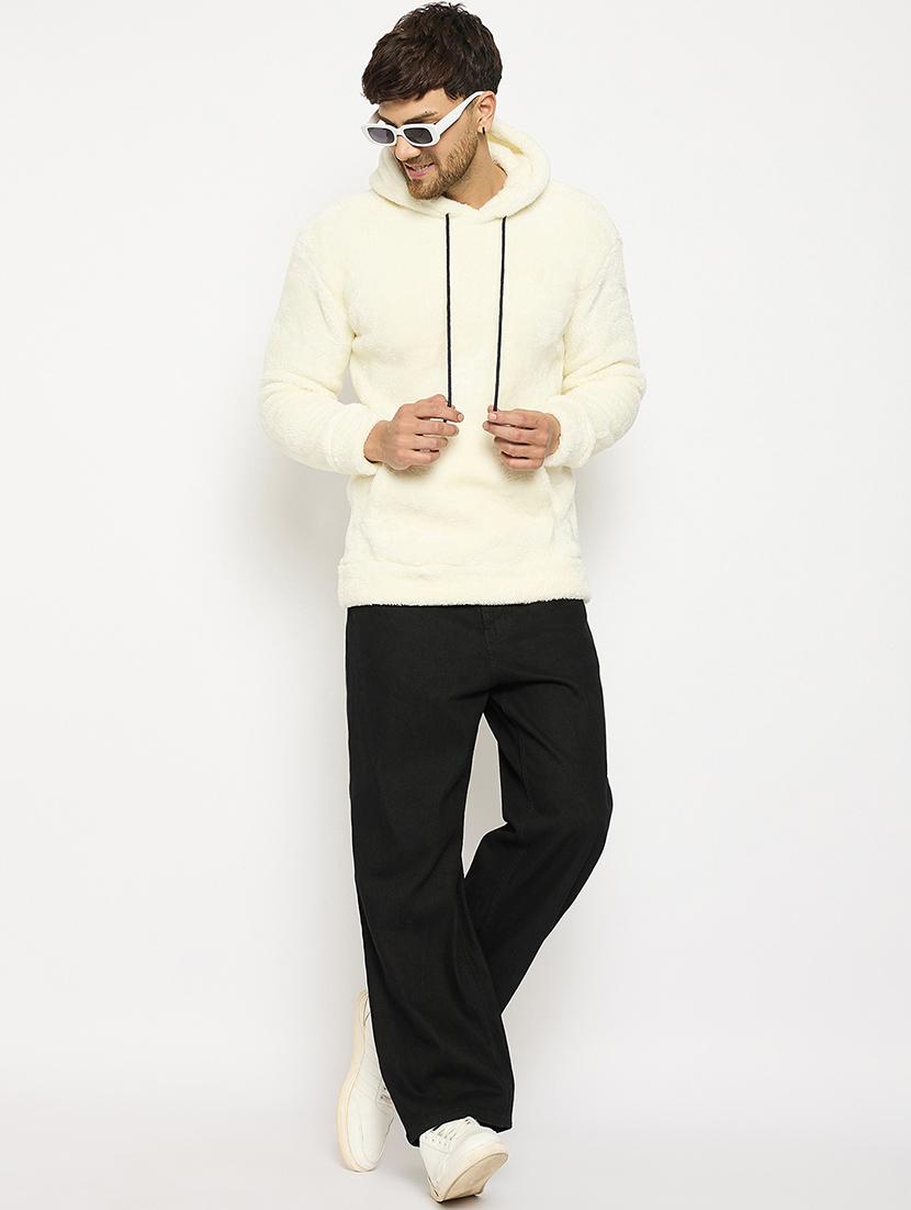 men long sleeves plain sweatshirt - 21686772 - Standard Image - 3