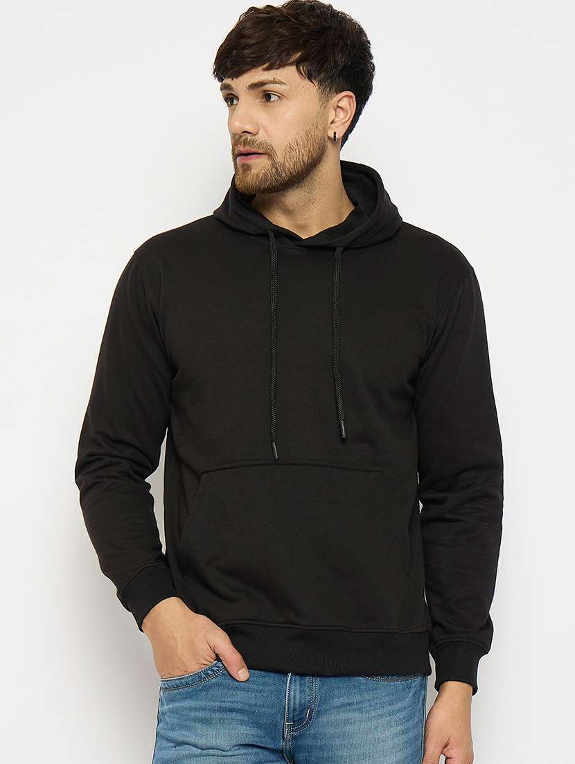 men long sleeves plain sweatshirt - 21686773 - Zoom Image - 0