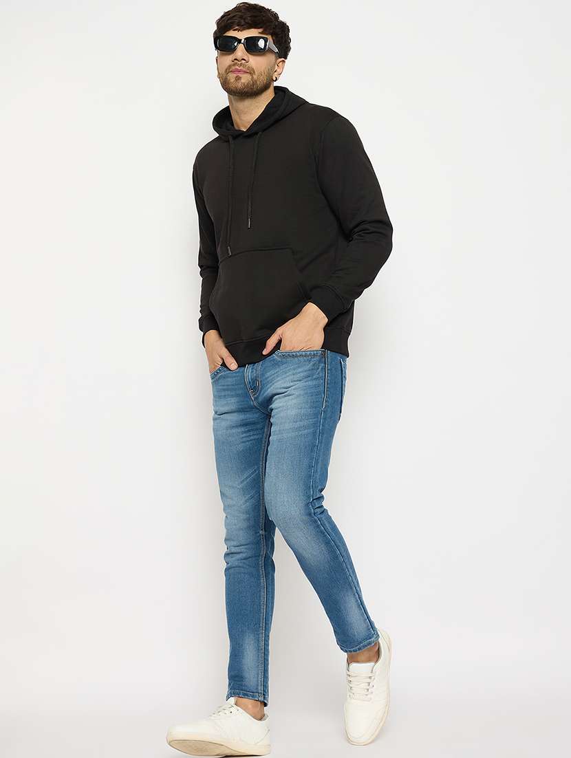 men long sleeves plain sweatshirt - 21686773 - Standard Image - 3