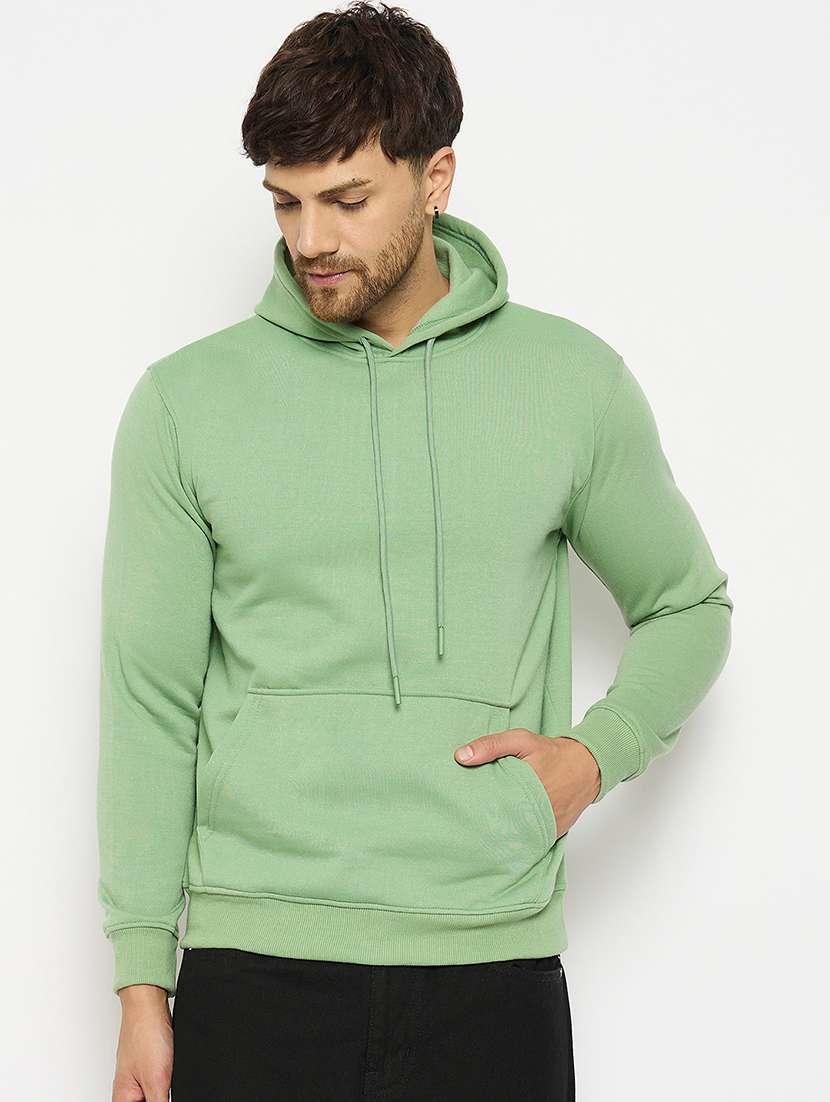 men long sleeves plain sweatshirt
