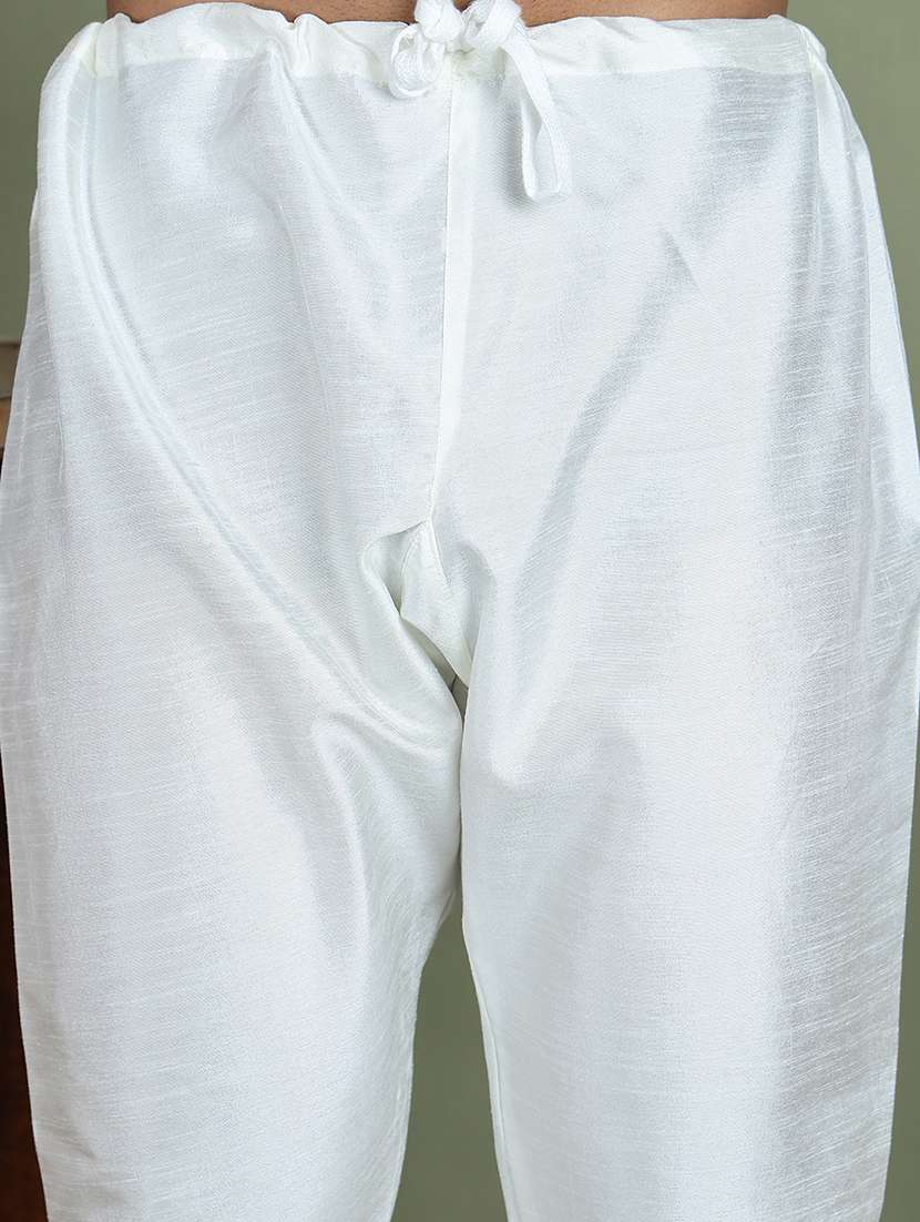 men solid cotton pyjama ethnic bottom wear - 21687295 -  Standard Image - 5