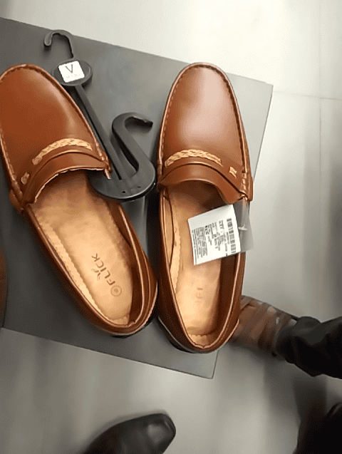 tan synthetic shoes - 21687496 -  Standard Image - 0