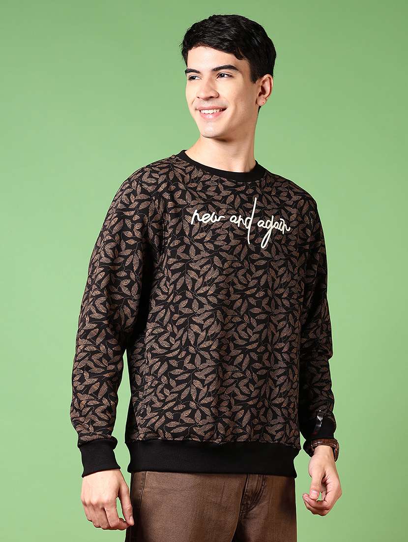 men long sleeves printed sweatshirt - 21687519 -  Standard Image - 5
