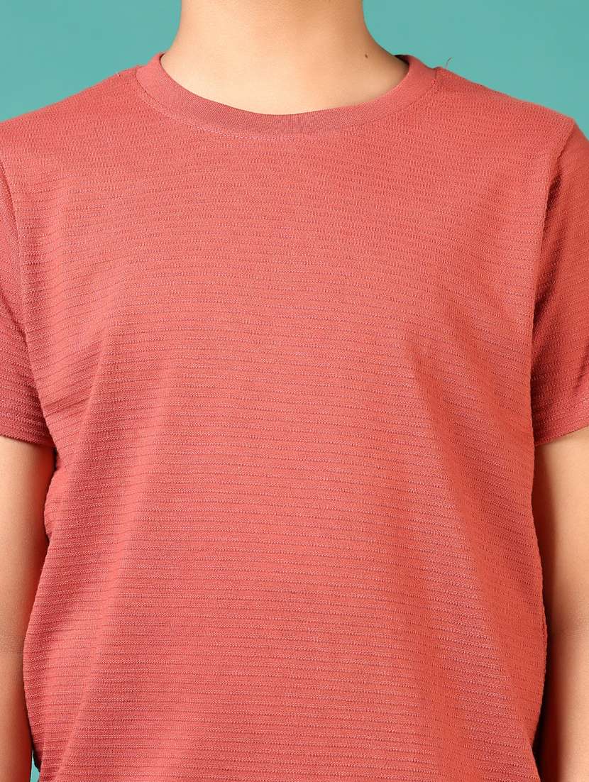 boys coral solid short sleeve t-shirt - 21687559 - Standard Image - 5