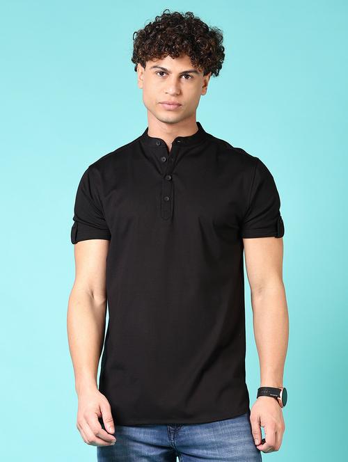 men solid short sleeves slim fit t-shirt - 21687649 -  Standard Image - 0