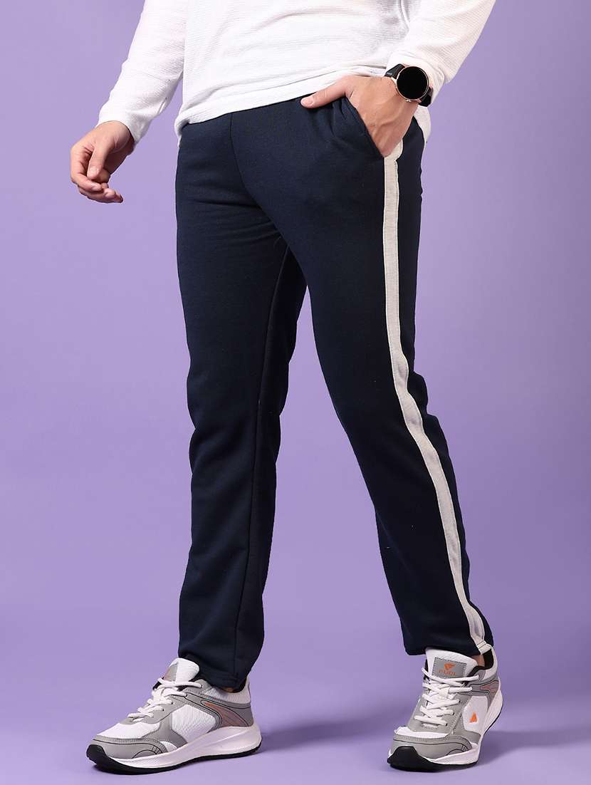 men tapered full length track pant