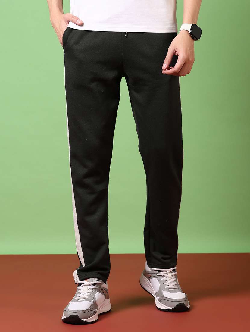 men tapered full length track pant