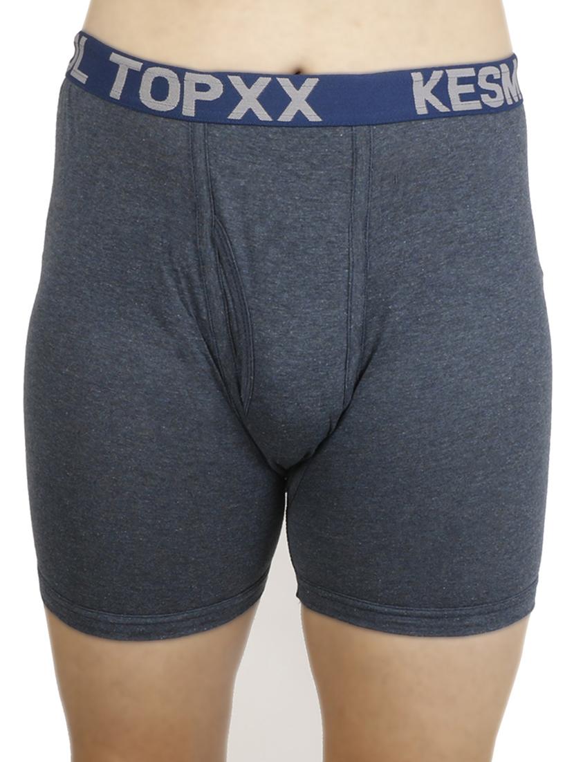 men solid mid rise trunks