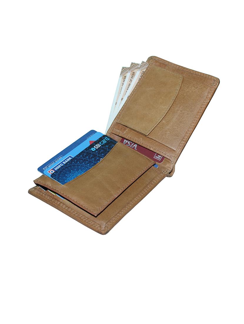 beige leather wallet - 21687876 - Standard Image - 3