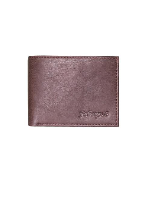 coffee brown leather wallet - 21687890 - Standard Image - 0