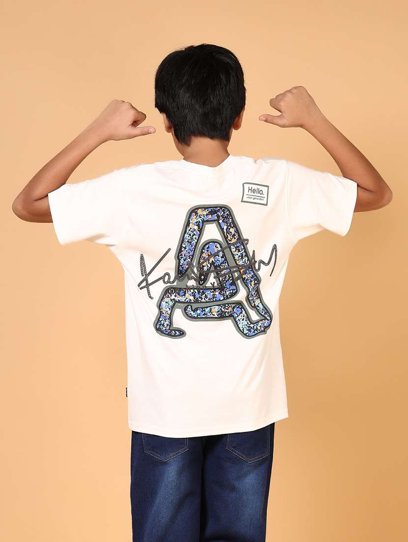 boys printed short sleeves t-shirt - 21688198 -  Standard Image - 3