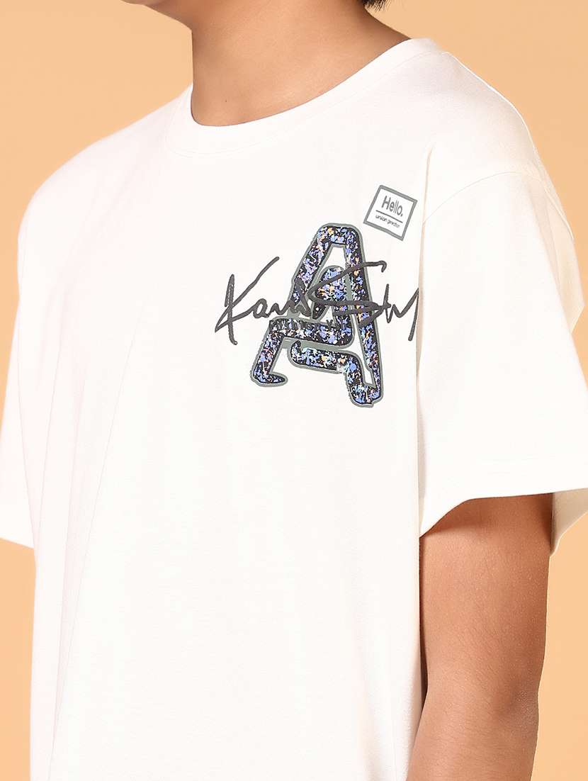 boys printed short sleeves t-shirt - 21688198 -  Standard Image - 5