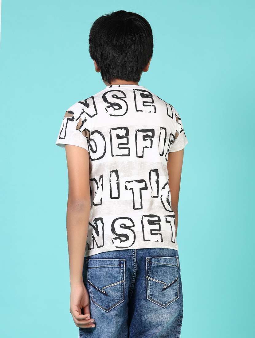 boys printed short sleeves t-shirt - 21688222 -  Standard Image - 3