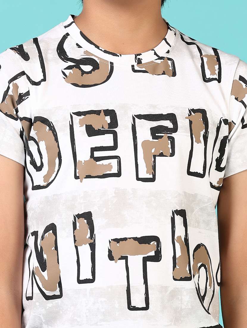 boys printed short sleeves t-shirt - 21688222 -  Standard Image - 5