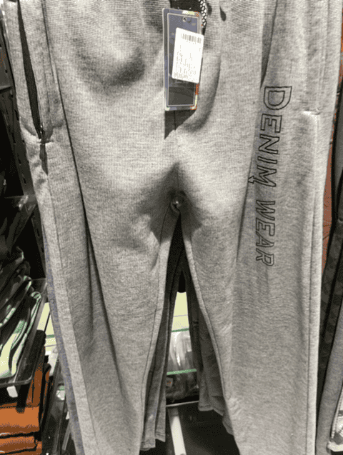 light grey fleece track pant - 21688239 -  Standard Image - 0