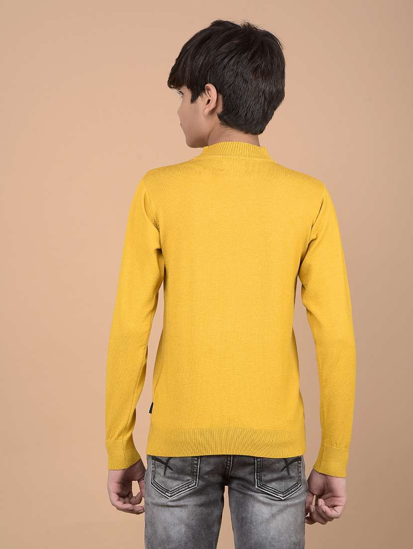 boys long sleeves self design sweater - 21688337 -  Standard Image - 3