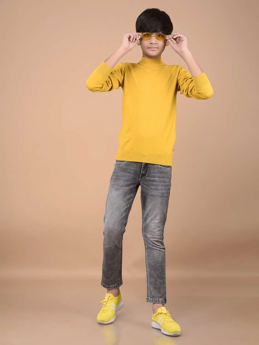 boys long sleeves self design sweater - 21688337 -  Standard Image - 5