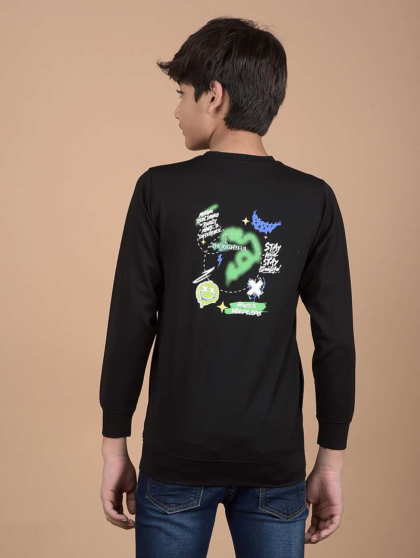 boys long sleeves front & back print sweatshirt - 21688345 -  Standard Image - 3