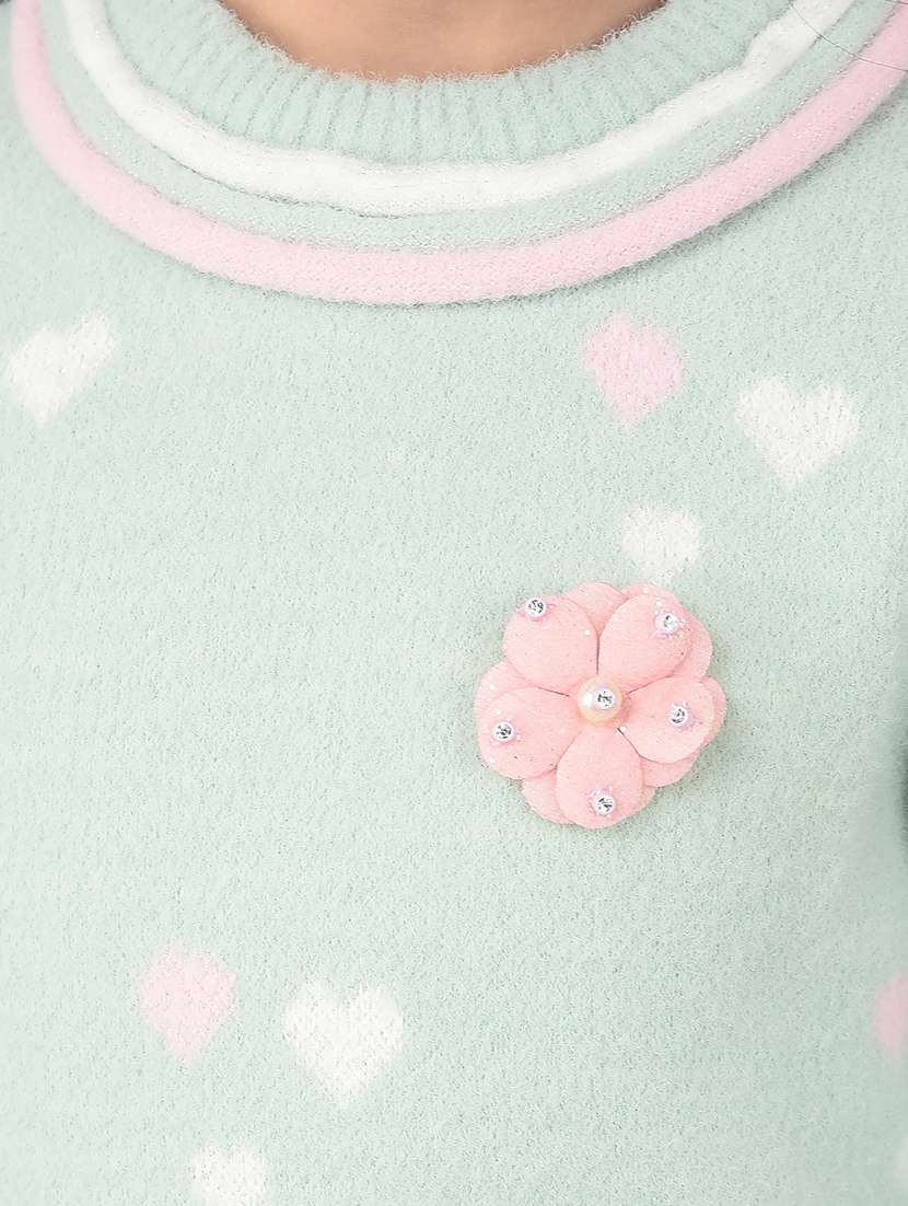 girls self design long sleeve sweater - 21688413 -  Standard Image - 5