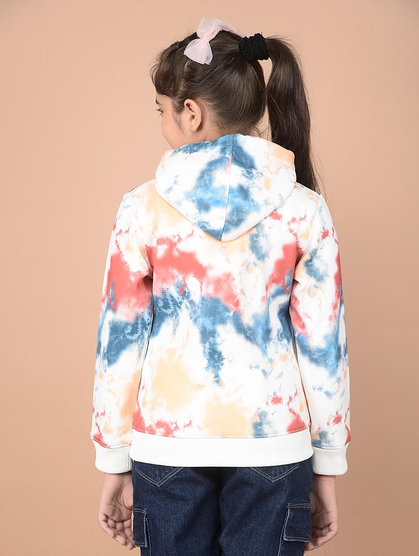 girls tie & print dye long sleeve sweatshirts - 21688444 - Standard Image - 3