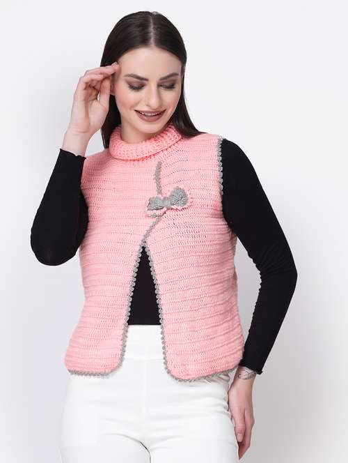 women crochet sleeveless pullover - 21688484 -  Standard Image - 0