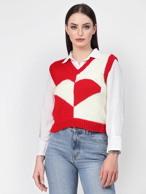 women color blocked seeveless pullover - 21688486 - Standard Image - 0