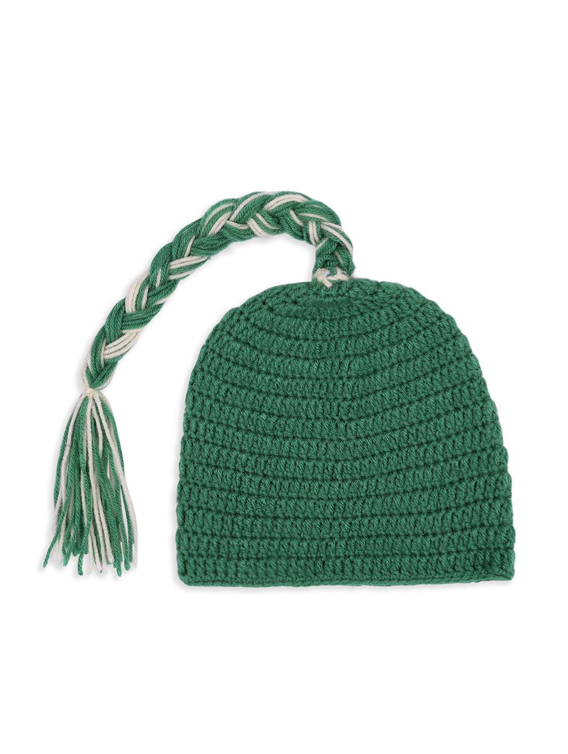 girls self design frock with cap - 21688495 -  Standard Image - 3