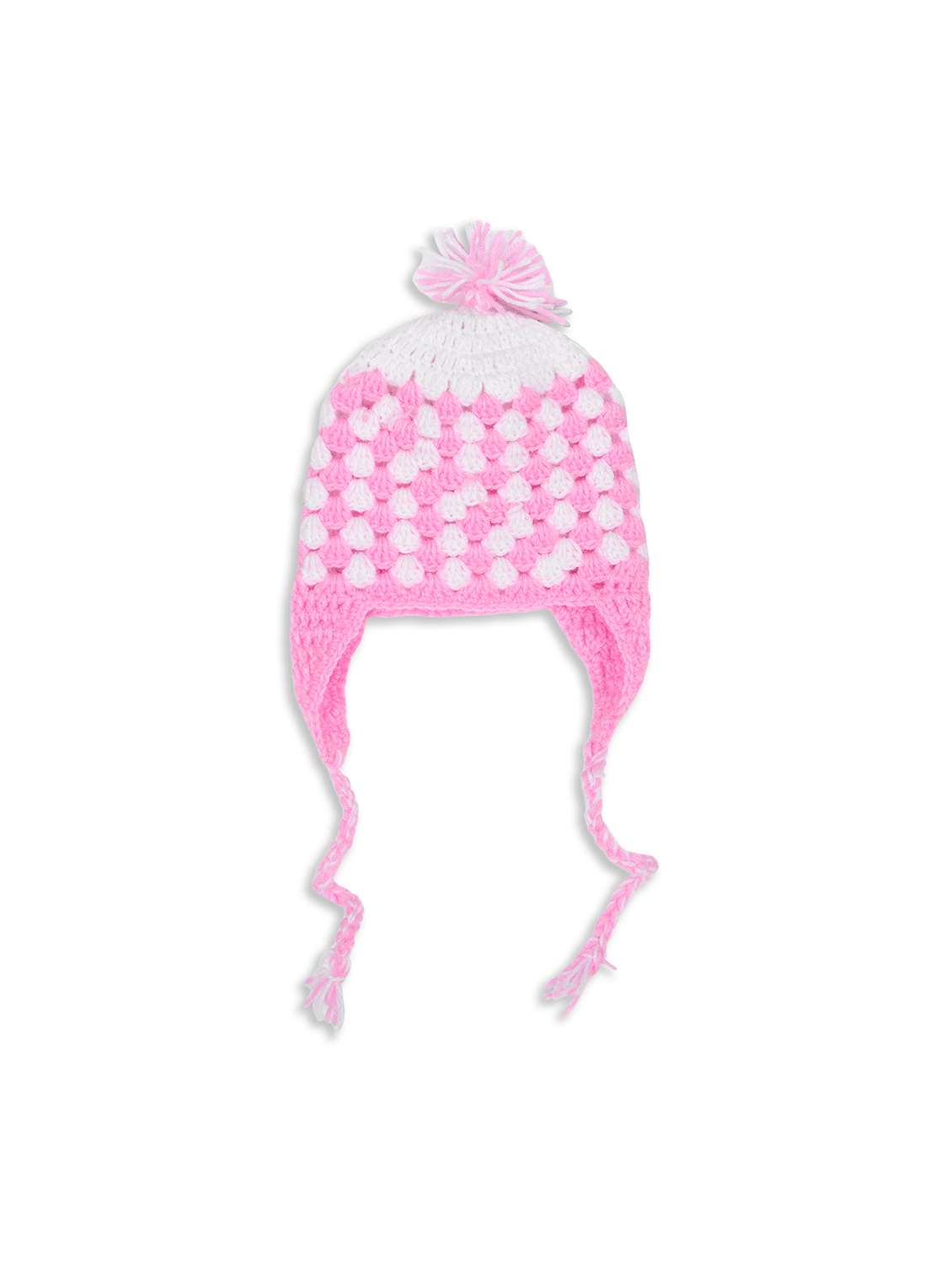 girls self design frock with cap - 21688499 -  Standard Image - 3