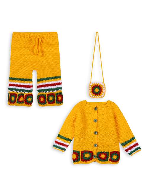 girls self design long sleeve full length set - 21688504 -  Standard Image - 0