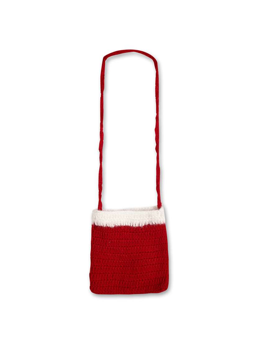 gilrs self design frock with cap & sling bag - 21688506 -  Standard Image - 5