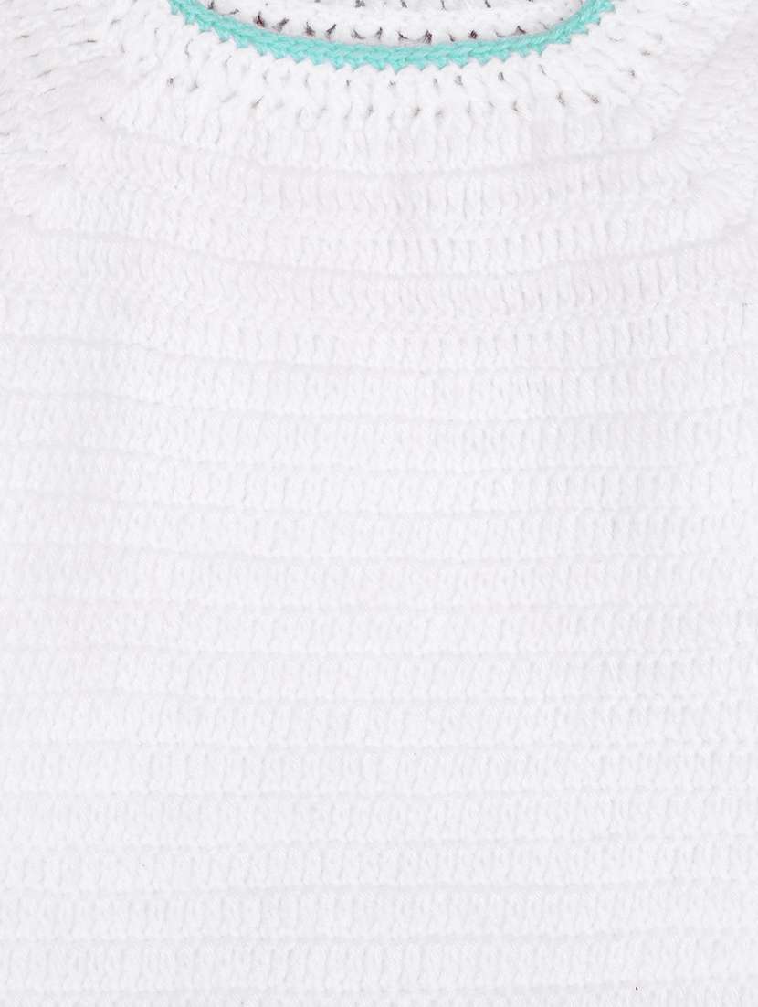 handmade knitted dungaree sweater with cap & shoes - 21688515 - Standard Image - 5