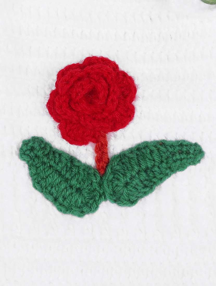 handmade knitted dungaree sweater with cap & shoes - 21688517 - Standard Image - 5