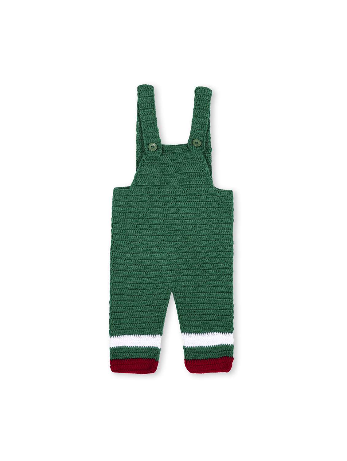 handmade knitted dungaree sweater with shoes - 21688520 - Standard Image - 3
