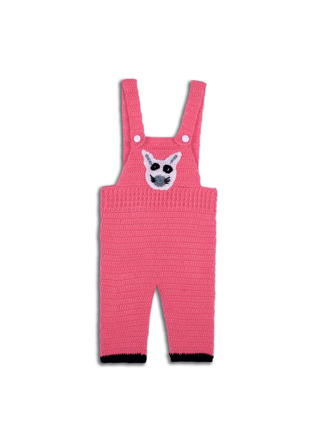 handmade knitted dungaree sweater with cap & shoes - 21688523 - Standard Image - 3