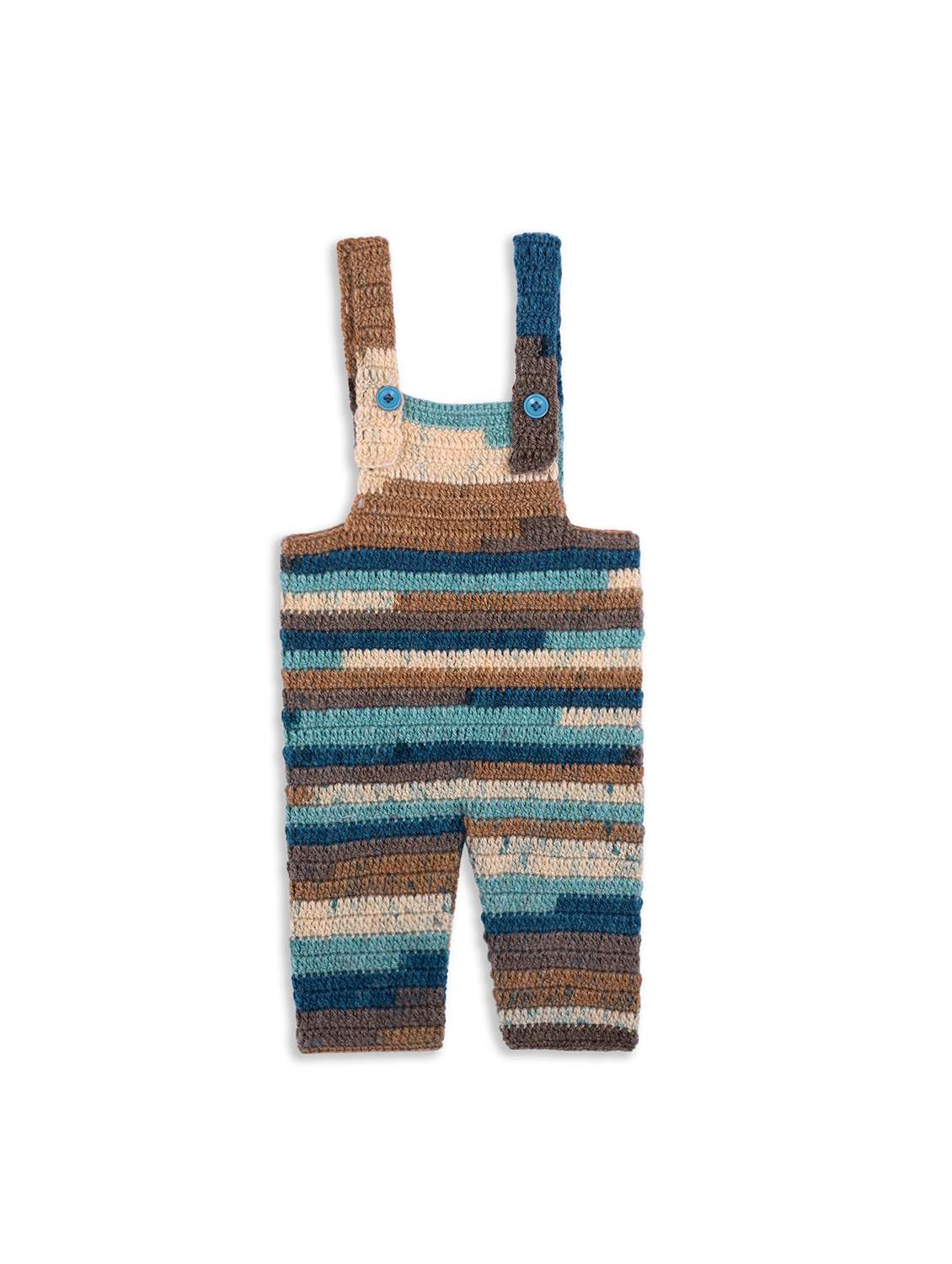 girls self design full length dungarees set - 21688525 - Standard Image - 3