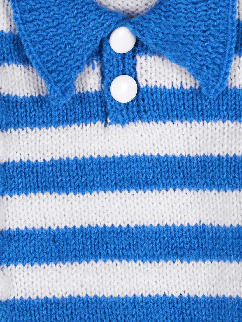 girls striped long sleeve sweater with cap & socks - 21688536 - Standard Image - 5