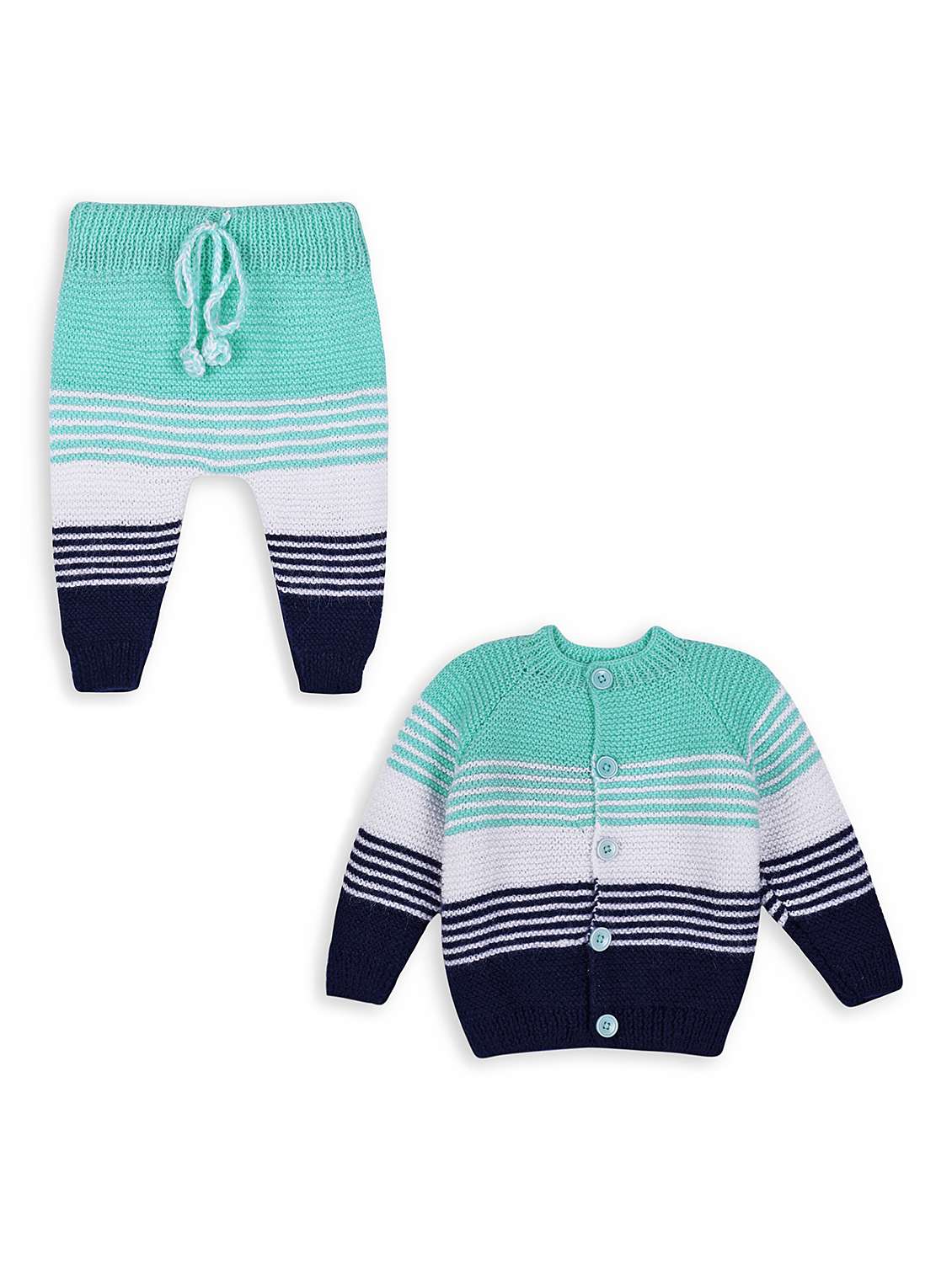 girls striped long sleeve full length set - 21688548 -  Zoom Image - 0