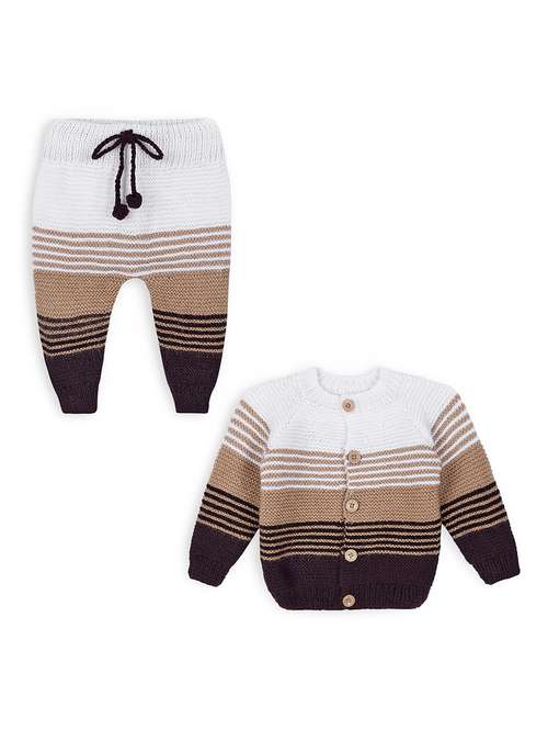 girls striped long sleeve full length set - 21688550 -  Standard Image - 0