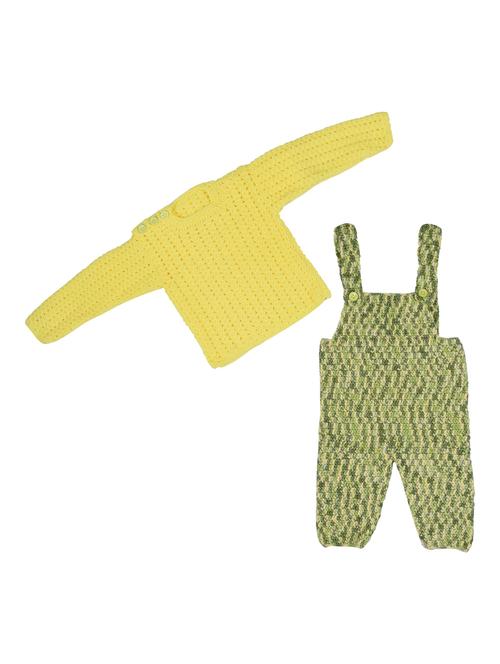 girls self design full length dungarees set - 21688557 - Standard Image - 0