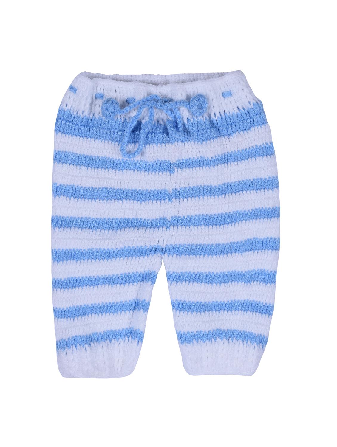 handmade crochet knitted pyjamas sweater set with cap and shoes - 21688560 - Standard Image - 3