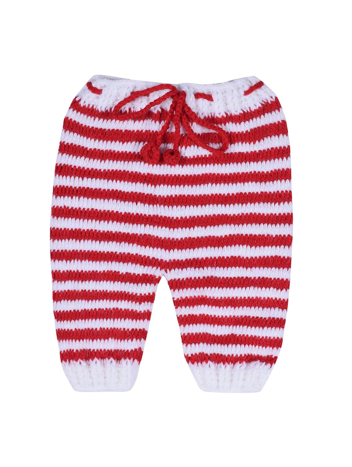 handmade crochet knitted pyjamas sweater set with cap and shoes - 21688561 - Standard Image - 3