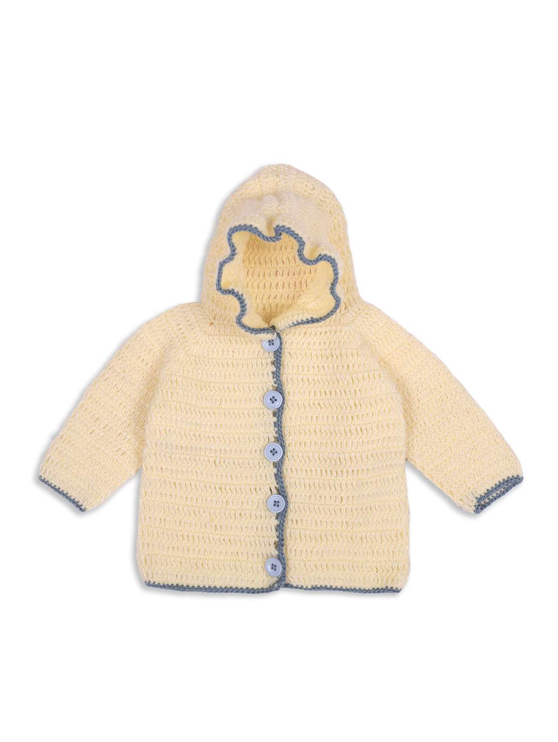 girls self design long sleeve cardigan - 21688566 -  Zoom Image - 0