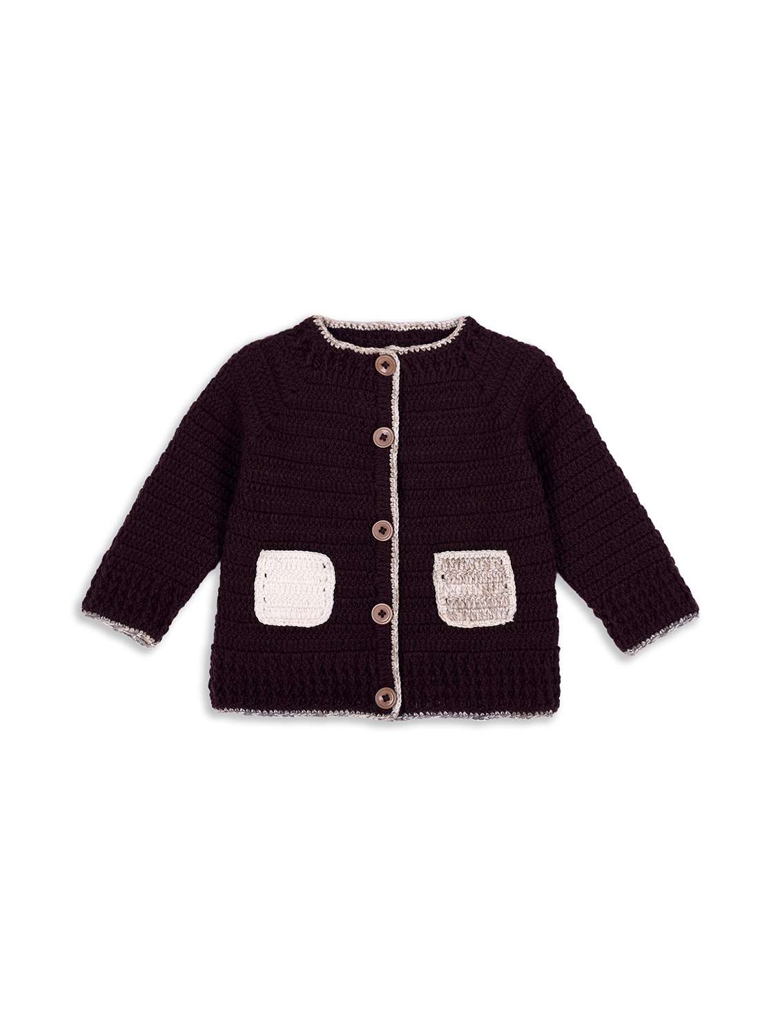 girls self design long sleeve cardigans