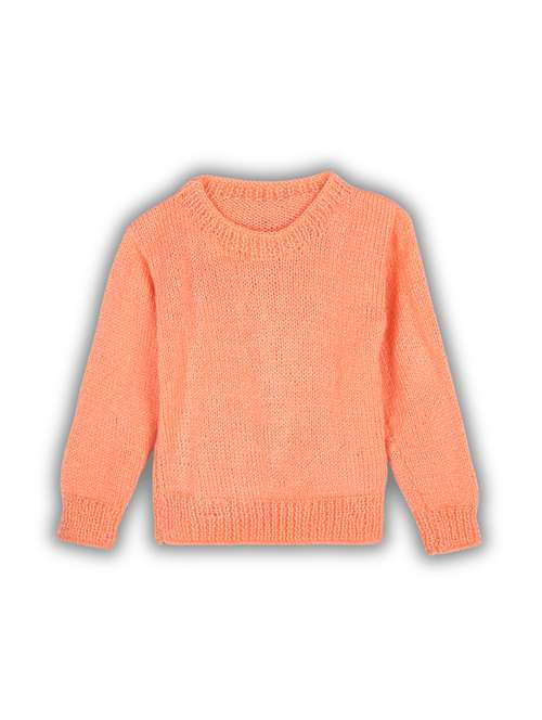 girls self design long sleeve sweater - 21688572 - Standard Image - 0
