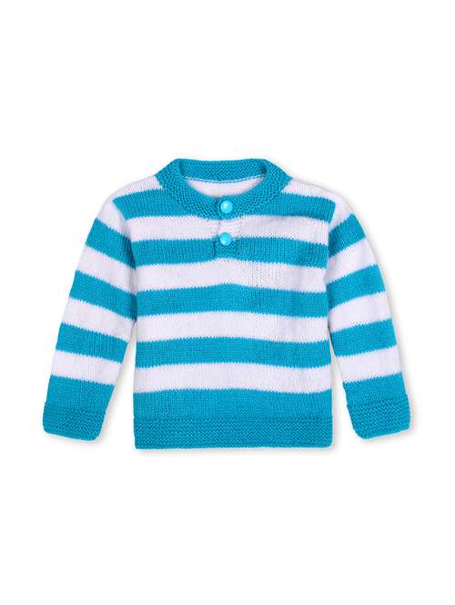 girls self design long sleeve sweater - 21688581 - Standard Image - 0
