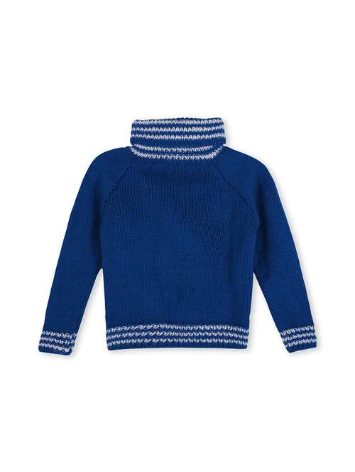 girls self design long sleeve sweater - 21688583 - Standard Image - 0